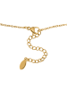 Steel_Art Hand Chain Damen mit Stein Poppy silberfarben poliert in goldfarben