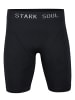 Stark Soul® Kurze Unterziehhose Seamless Radler in schwarz