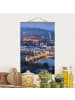 WALLART Stoffbild mit Posterleisten - Winterliches Heidelberg in Blau