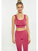 IZIA Damen Crop-Top in Dunkelrosa