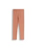 Coccodrillo Gerippte Leggings mit langem Hosenbein in beige