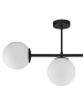 Licht-Erlebnisse Deckenlampe (B)16 x (L)67 x (H)37 cm in Schwarz Weiß