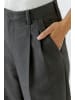 Oui Bundfaltenhose in grey