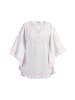 usha FESTIVAL Poncho in Weiss Pink