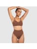 SMILODOX Mid Waist String Nysa in Braun