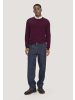Hessnatur Hessnatur Strickpullover Regular BETTER RECYCLING mit recyceltem Cashmere in bordeaux