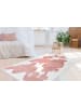 Teppich Boss Hochflor Teppich Robert Animal 525 - Rosa / Weiß