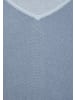 Vivance by Lascana V-Ausschnitt-Pullover in blau-hellblau