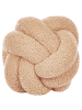 Beliani Dekokissen MALNI in Beige - (W) 19 x (H) 19 x (L) 19 cm