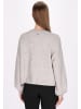 DreiMaster Damen Cardigan in Grau Melange