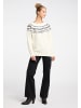 VIRITA Women Strick Pullover in Wollweiss