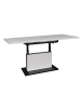 58 aufm Kessel COUCHTISCH Höhenverstellbar Else 3 120x56x70 Holzwerkstoff Ice White