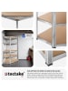 tectake Lastenregal in Varianten, verzinkter Stahl, schnell montiert