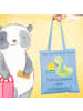 Mr. & Mrs. Panda Shopping Tasche Bibliothekar Leidenschaft mit S... in Sky Blue