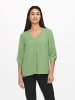 JACQUELINE de YONG Design Shirt TOP JDYDIVYA Freizeit Hemd V-Neck Bluse in Hellgrün