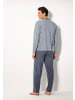 LE JOGGER Pyjama in blau-marine, grau-anthrazit