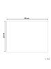 Beliani Tagesdecke CHAGYL in Grün - (W) 220 x (H) 1.25 x (L) 240 cm