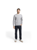 Tom Tailor Sweatshirt in offwhite navy stripe structure