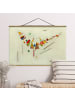 WALLART Stoffbild - Wassily Kandinsky - Winkelschwung in Creme-Beige