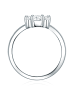 Trilani Ring Sterling Silber Zirkonia in silber