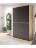 Inn.Furn Mehrzweckschrank grau, Evoke Eiche 105 x 175 cm, Stauraumschrank 6-türig