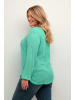 KAFFE curve Langarm-Bluse KCami in Gumdrop Green