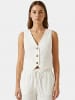 ITS MAY Weste Elle in White