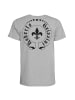 Roberto Geissini Half Bear T-Shirt Grau Unisex