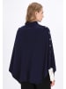 DreiMaster Klassik Women Poncho in navy