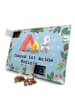 Mr. & Mrs. Panda Advents-Teekalender Panda Campen mit Spruch in Eisblau