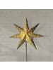 STAR Trading Papierstern Lampenschirm Antique, gold, Ø 48cm in Silber