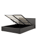 Beliani Doppelbett ORBEY in Grau - (W) 157 x (H) 88 x (L) 212 cm
