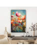 MuchoWow Leinwand bilder Bunte Blumen (BxH)