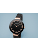 Bering Bering Damen Armbanduhr Ceramic 29 mm Armband Milanaise 11429-166 in schwarz