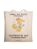 Mr. & Mrs. Panda Baumwolltasche Apothekerin Leidenschaft mit Spruch in Creme