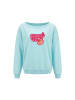 myMo Women Sweatshirt in Aqua