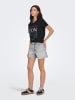 ONLY Jeans-Shorts in Light Grey Denim