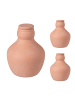 relaxdays 3 x Ollas in Terrakotta - 500 ml