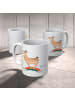 Mr. & Mrs. Panda Tasse Lama Regenbogen ohne Spruch in Weiß