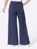 Heine Jersey-Hose in marine-silberfarben Nadelstreifen