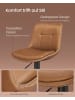 VASAGLE 2er-Set: Barhocker Monni in Braun - (B)47 x (H)(93-114) x (T)44 cm