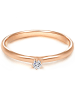 Trilani Ring Sterling Silber Zirkonia in roségold