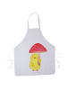 Mr. & Mrs. Panda Koch Schürze Küken Fliegenpilz ohne Spruch in Weiß