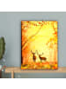 MuchoWow Leinwand bilder Herbsthirsche (BxH)