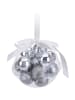 Home&Styling Collection Weihnachtsbaumkugeln, 12 Stück in Silbern, Ø 3 cm