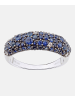 Diamant L'éternel Eternity-Ring aus 375 Weißgold mit Diamant mit Saphir