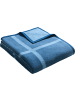 LOOKS by Wolfgang Joop Jacquard, Baumwollmischung Wohndecke in blau