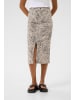 Kaffe Rock KAlisa Slim fit in Abstract Leopard