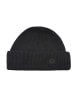 HONESTY RULES Beanie " Fishermen's " in schwarz