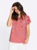 Sieh an! Kurzarmshirt in flamingo-erdbeere